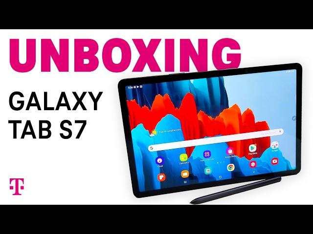 Samsung Galaxy Tab S7 5G & S7+ 5G Unboxing | T-Mobile