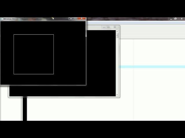 How to draw rectangle in C language