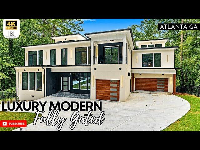 Indulge in this NEW Modern Luxury MASTERPIECE - Gated & NO HOA - Atlanta Homes For Sale