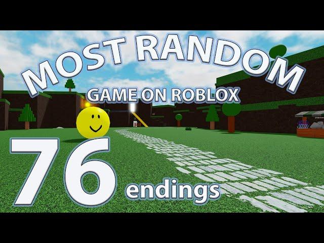 How To Get All Endings *Most Random Game On Roblox*