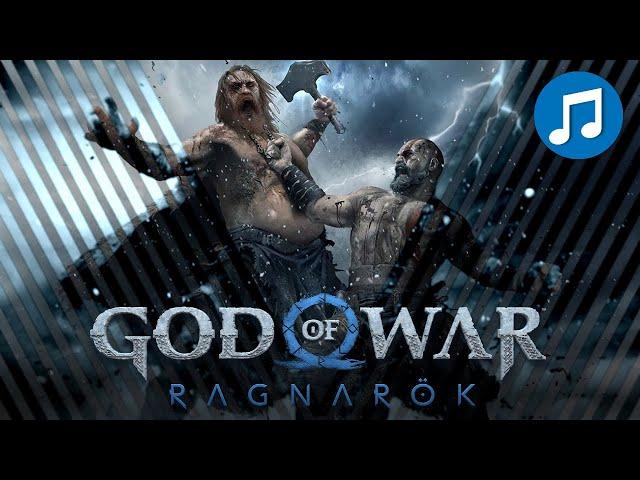 THE HAMMER OF THOR ( IN-GAME MUSIC  ) | VISUALIZER (GOD OF WAR RAGNARÖK)[HQ]