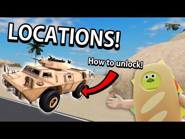 All M117 Guardian Part Locations - War Tycoon [ Read Description ]