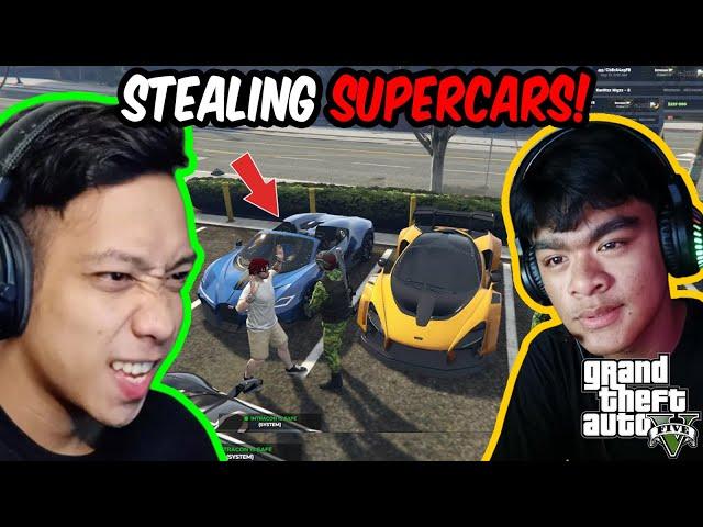 TINULUNGAN AKO NI @EricsonPauloYT PARA MAGNAKAW NG SUPERCARS sa INTRACON CITY RP! || Karlitzz