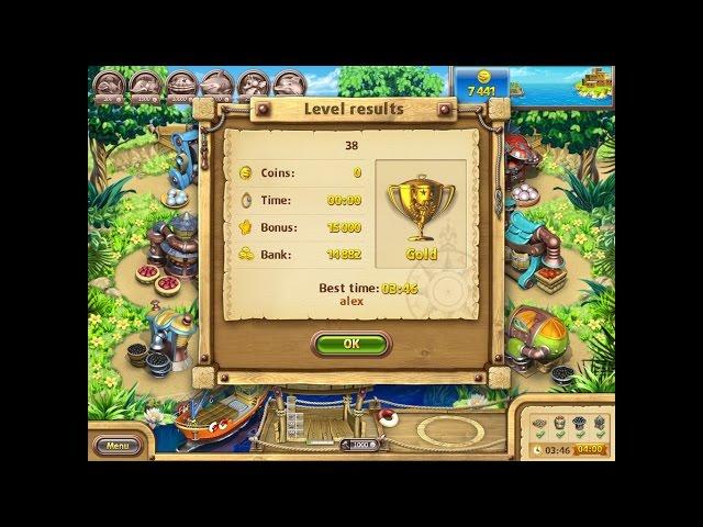 Farm Frenzy Gone Fishing only GOLD (level 38) Веселая ферма Рыбный день (Уровень 38) Золото