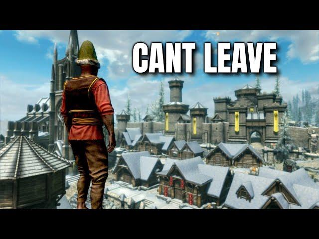 Can you play Skyrim without leaving Bruma?