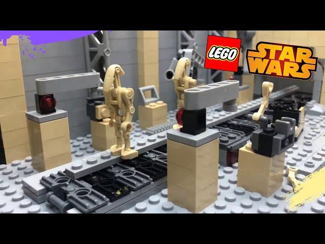 Лего звездные воины,фабрика дроидов.Lego star wars droid factory.