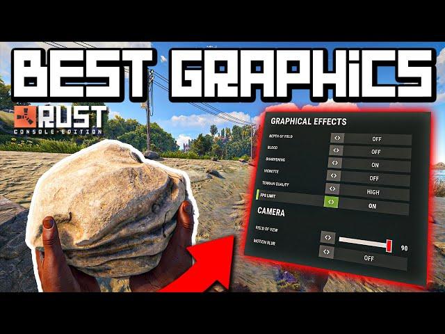 How to play Rust Console on the BEST Graphics - Rust Console Edition