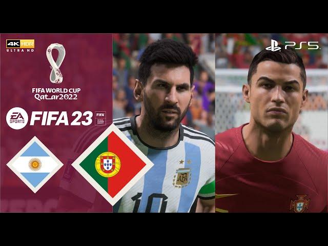 Portugal vs Argentina | Qatar 2022 World Cup Final | PS5 | Realistic Graphics 4KUHD