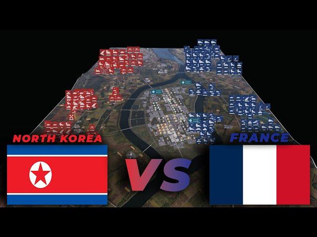 100.000 NORTH KOREAN ARMY vs 100.000 FRENCH ARMY | WARNO