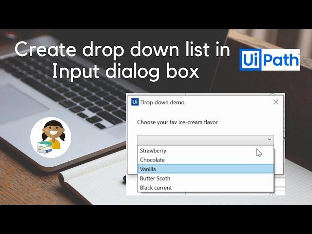 Create drop down list in Input Dialog || UiPath Studio