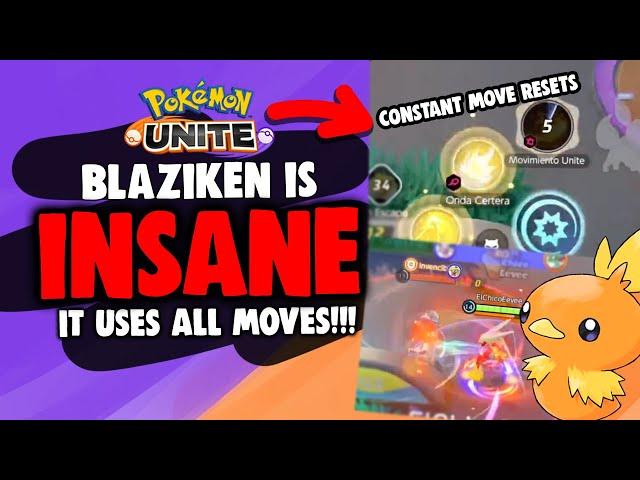 BLAZIKEN UNITE MOVE IS 5 SECONDS & STANCE SWAPS?!?! YOU CAN LITERALLY USE EVERY MOVE IN 1 COMBO!