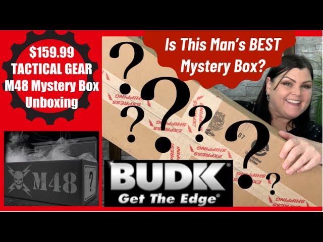 BUDK M48 $159.99 TACTICAL GEAR MYSTERY BOX Unboxing - Valued OVER $290+