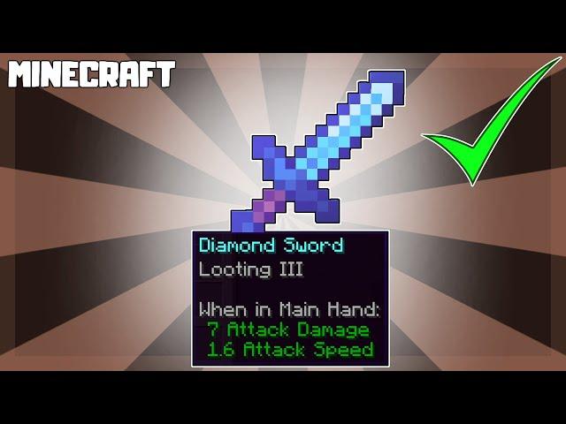 MINECRAFT | How to Get Looting 3! 1.16.4