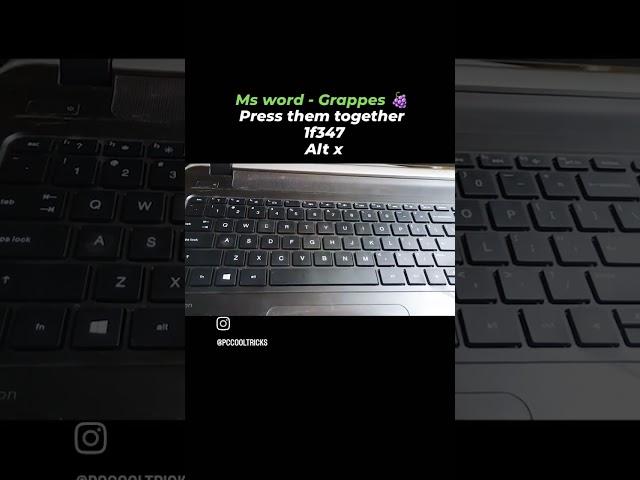 Ms word grappes #msword #windows #edu #msoffice #tech #trending #keyboardshortcuts  #explorepage