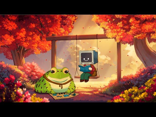 Peaceful autumn day  calm your anxiety, relaxing music [chill lo-fi hip hop beats]