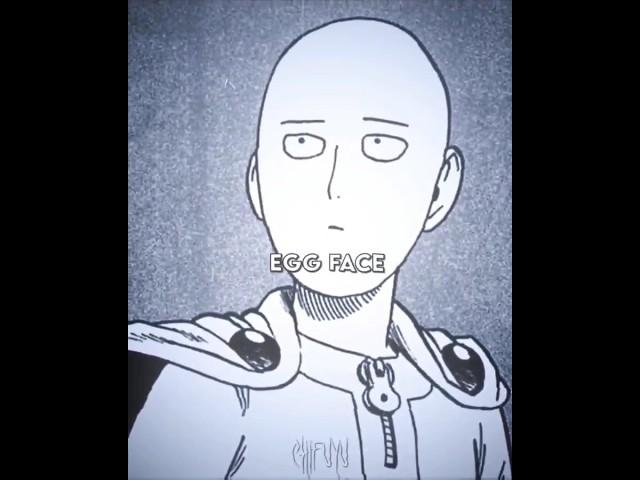 EGG FACE VS CHAD FACE | SAITAMA EDIT #onepunchman #saitama