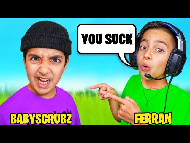 Trolling My Little Brother In Fortnite With Ferran!