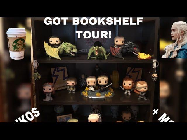 GAME OF THRONES FUNKO POPS & BOOKSHELF TOUR | Anne Small