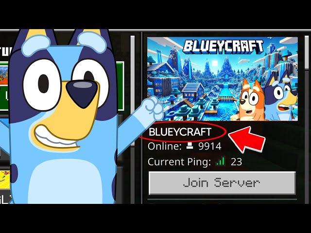 Minecraft : Whats Inside BLUEYS SECRET Minecraft Server?