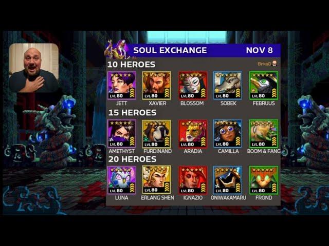 Empires & Puzzles Soul Exchange November 2024 Who Should You Choose for the last SE of the year?.