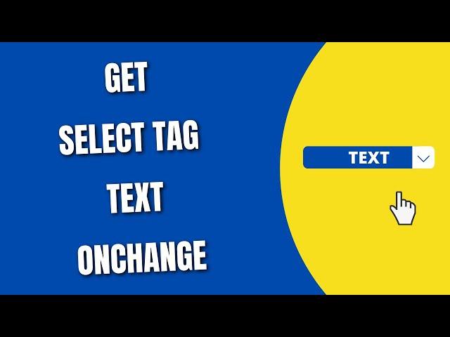 Get Select Tag Text OnChange with JavaScript [HowToCodeSchool.com]