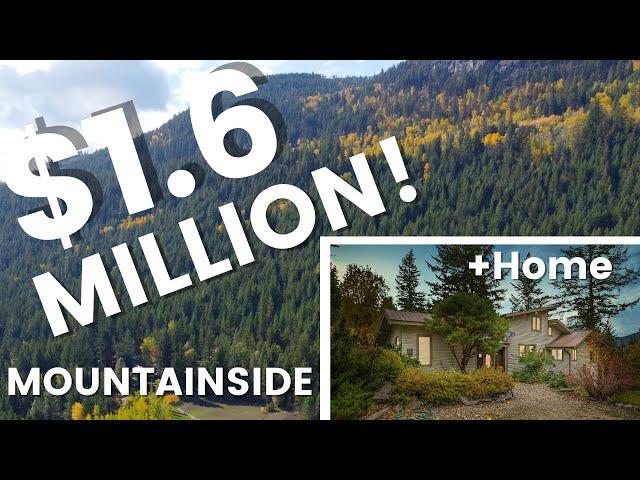 INSIDE this $1,600,000 160 acre mountainside property in SALMON ARM BC