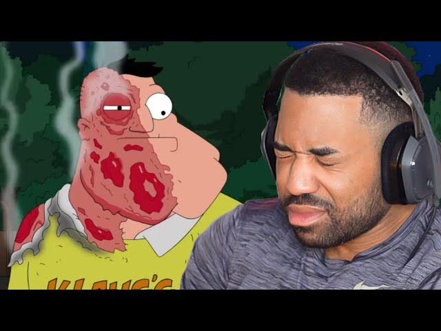 American Dad but it's just Stan getting injured...(try not to smile)