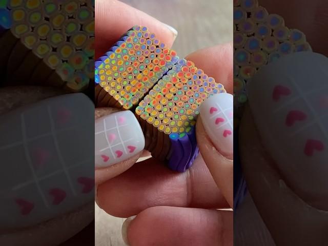 polymer clay cane tutorial with extruder #handmade #polymerclay #art