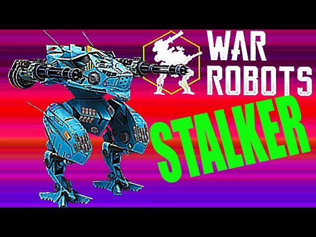 Мультробот War Robots -Stalker NATASHA, LEO, GRIFFIN новичкам Test Server  новичкам много оружия #46