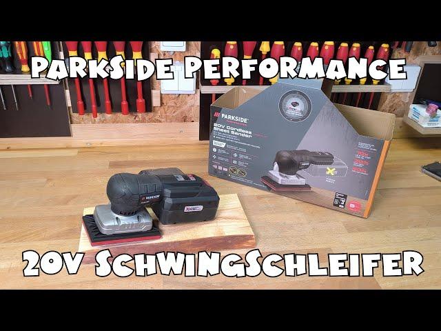 PARKSIDE PERFORMANCE® 20 V Akku-Schwingschleifer PAMSP 20-Li A1