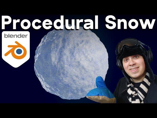 How to Make Procedural Snow in Blender ️ (Tutorial)