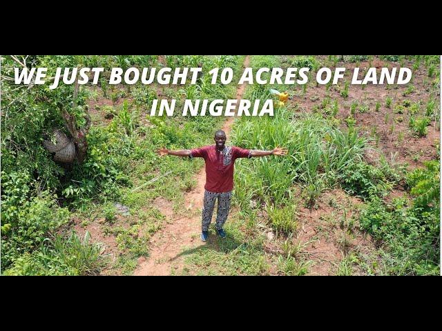 I just bought 10 Acres of Land for my followers and I in Nigeria :)