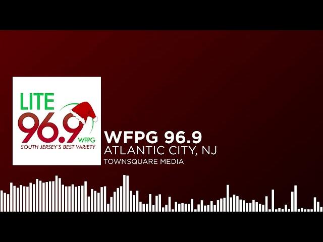 WFPG Atlantic City, NJ "Lite Rock 96.9 WFPG" Legal ID [Christmas Music](11/20/24)