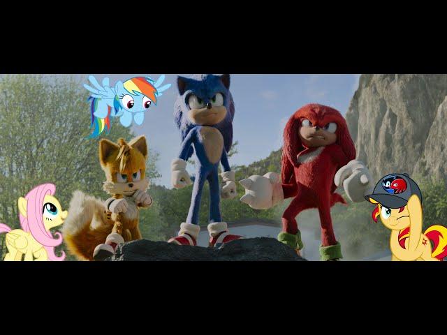 Ponies watch Sonic 2 - Final Battle