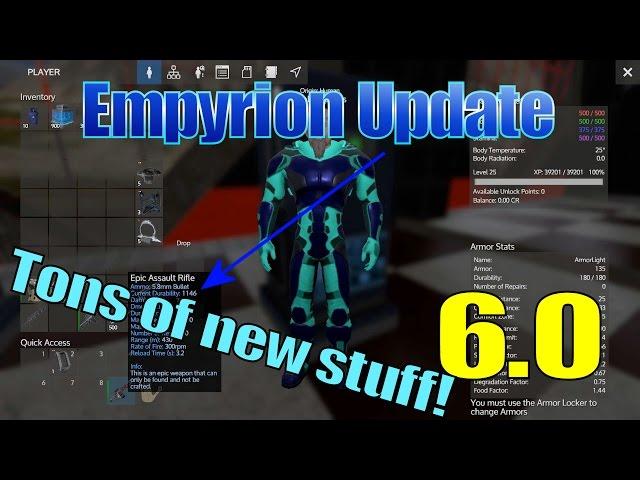 Empyrion Alpha Update version 6.0 (Build 920) [Part 1 of 2]