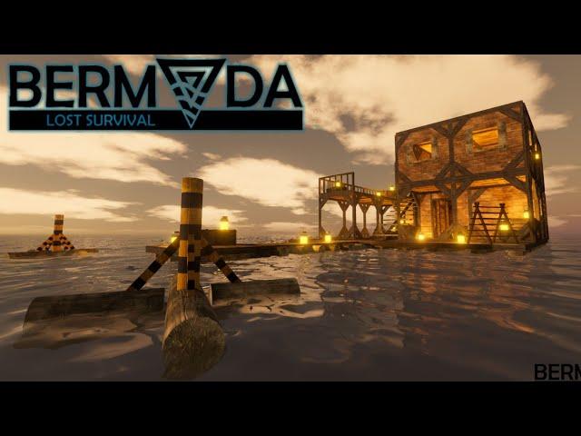 Ocean Survival Day One | Bermuda Lost Survival | Survival Gameplay | E01