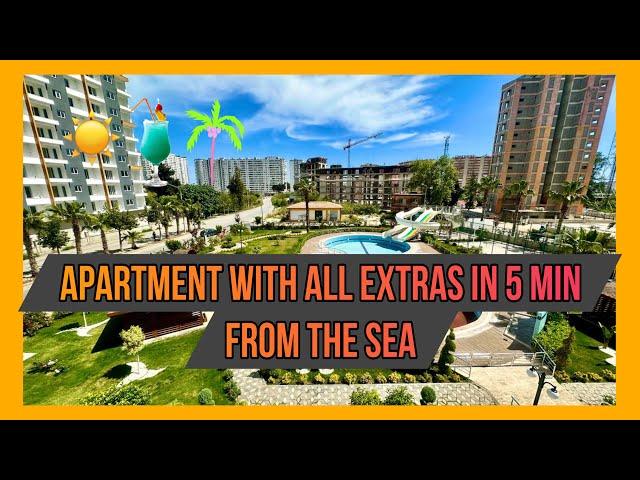 Amazing ready apartmemt 1+1 with all extras in Mersin, Turkiye