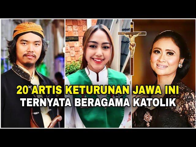 Siapa sangka, 20 Artis terkenal keturunan JAWA ini ternyata KATOLIK‼️Ada 5 pindah agama?