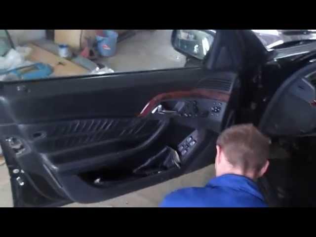 Разборка двери на мерседес s500 s600 w220 / Disassembly of the door on a Mercedes s500 s600 w220