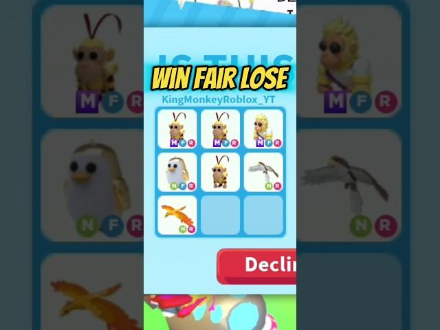 OMG  I TRADED MY MEGA KINGS  WFL #adoptme #adoptmetrades #roblox #wfl