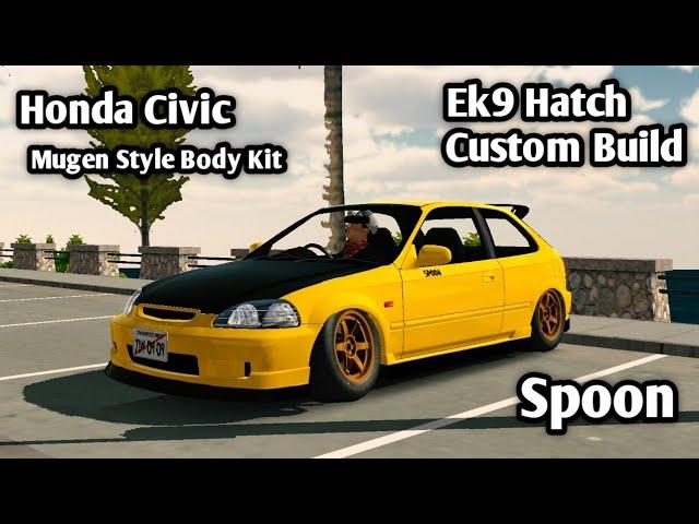 [CUSTOM BUILD] HONDA CIVIC EK9 HATCHBACK | MUGEN STYLE BODY KIT Car Parking Multiplayer