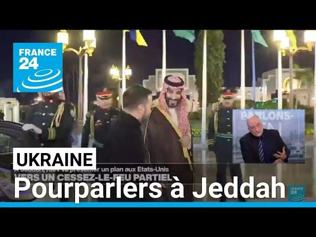 La Russie visée par 337 drones ukrainiens avant des pourparlers à Jeddah • FRANCE 24