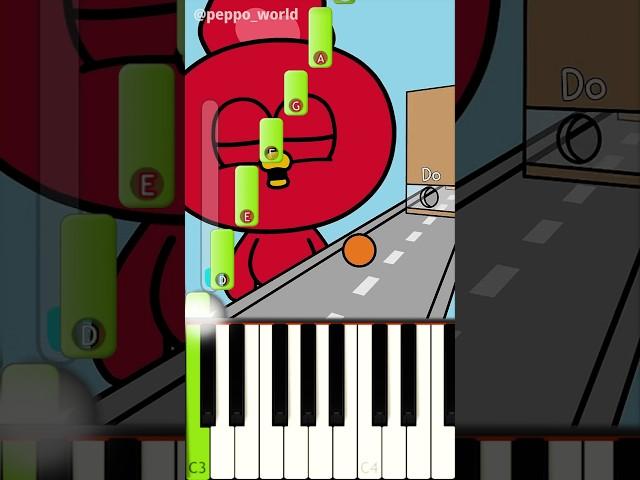 Do→ Re↗ Mi⤴ Challenge @peppo_world - Piano Cover