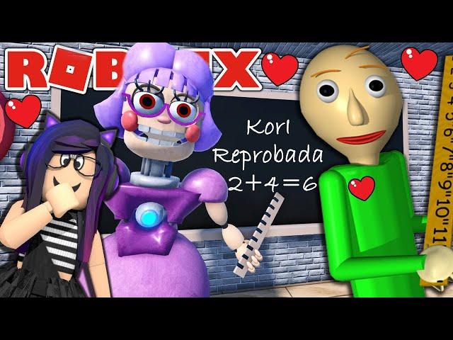 SOBREVIVE A LA NOVIA DE BALDIS | Miss Ani-Tron's Detention SCARY OBBY | Kori