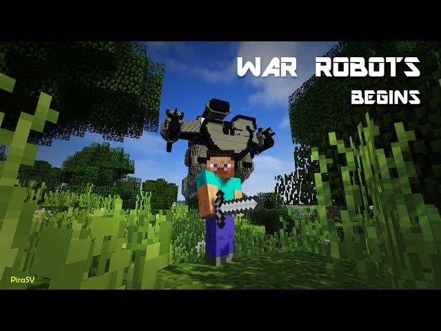 War Robots Begins  Minecraft