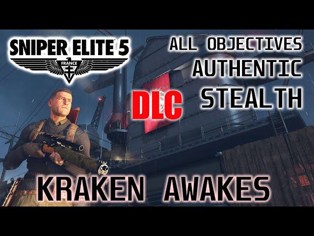 KRAKEN AWAKES / New DLC Mission – SNIPER ELITE 5 Authentic Stealth All Objectives Gameplay