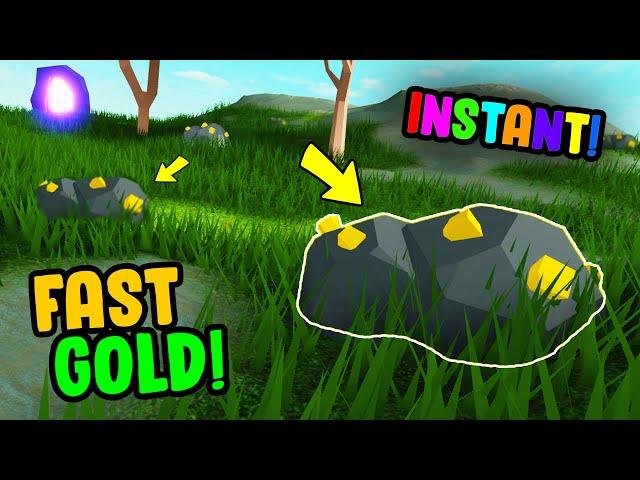 How to get GOLD FAST!! in Roblox Islands