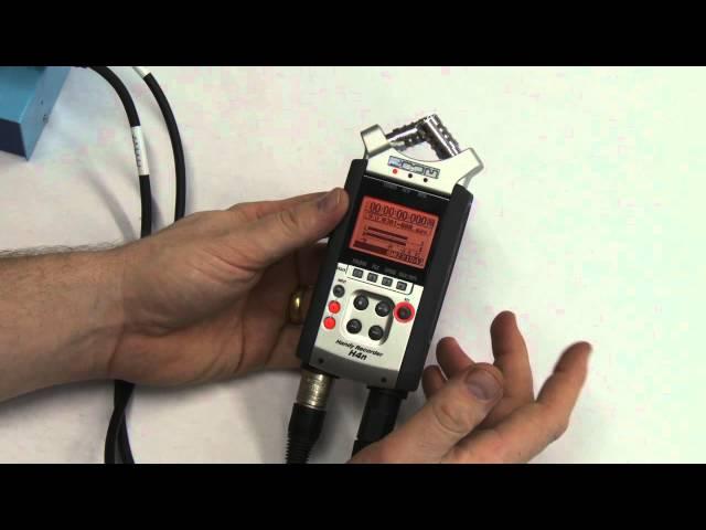 How to: Line Input to Mic Input on Zoom H4n Recorder