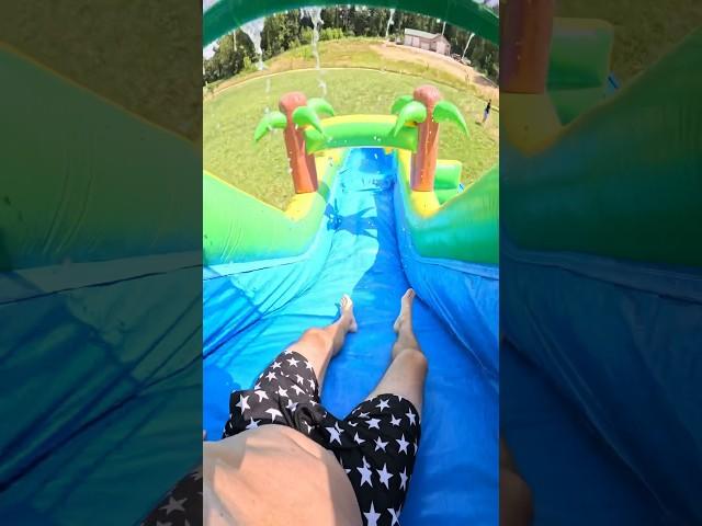 Backyard Mega Waterslide