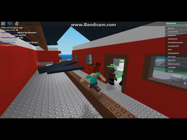 Roblox ep #4 natural disaster survival and prison life